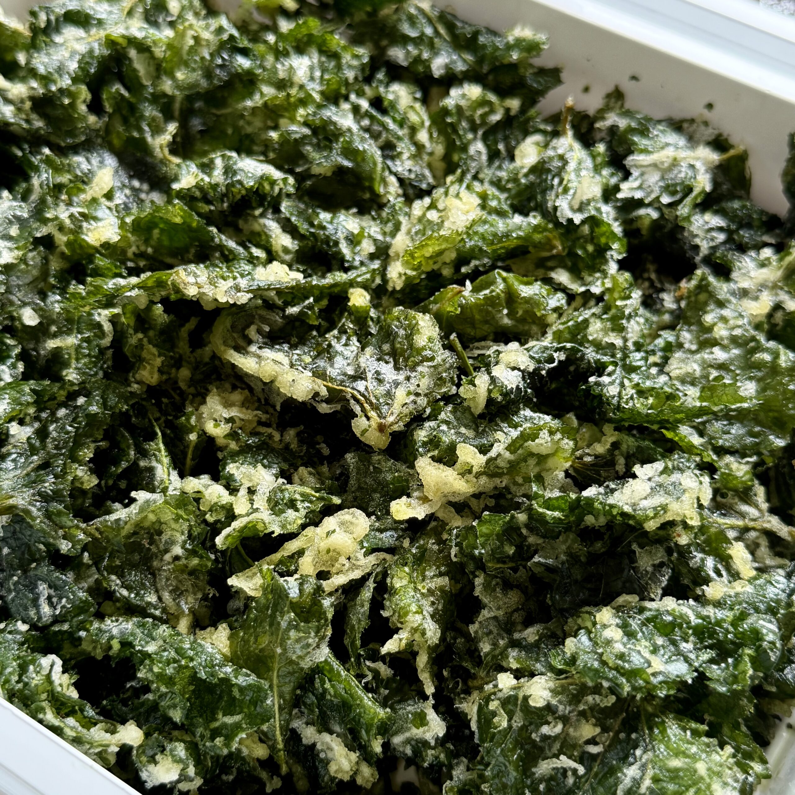 Crispy Kangkong w/ Garlic Mayo Dip