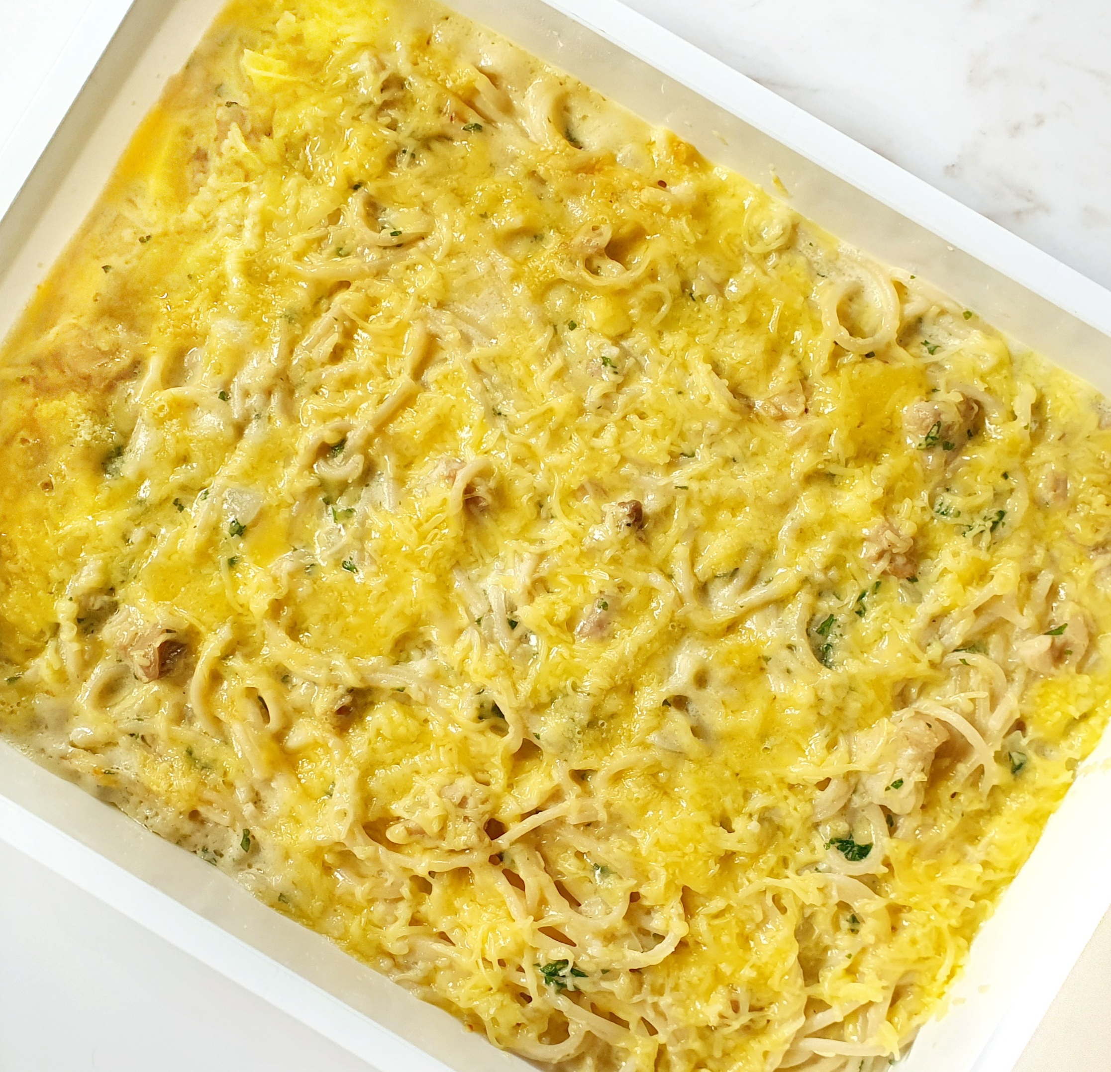 Spaghetti w/ White Sauce