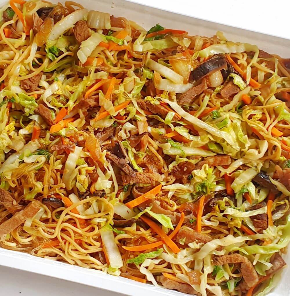 Pancit, Lumpia, and Fried Chicken are Always Present