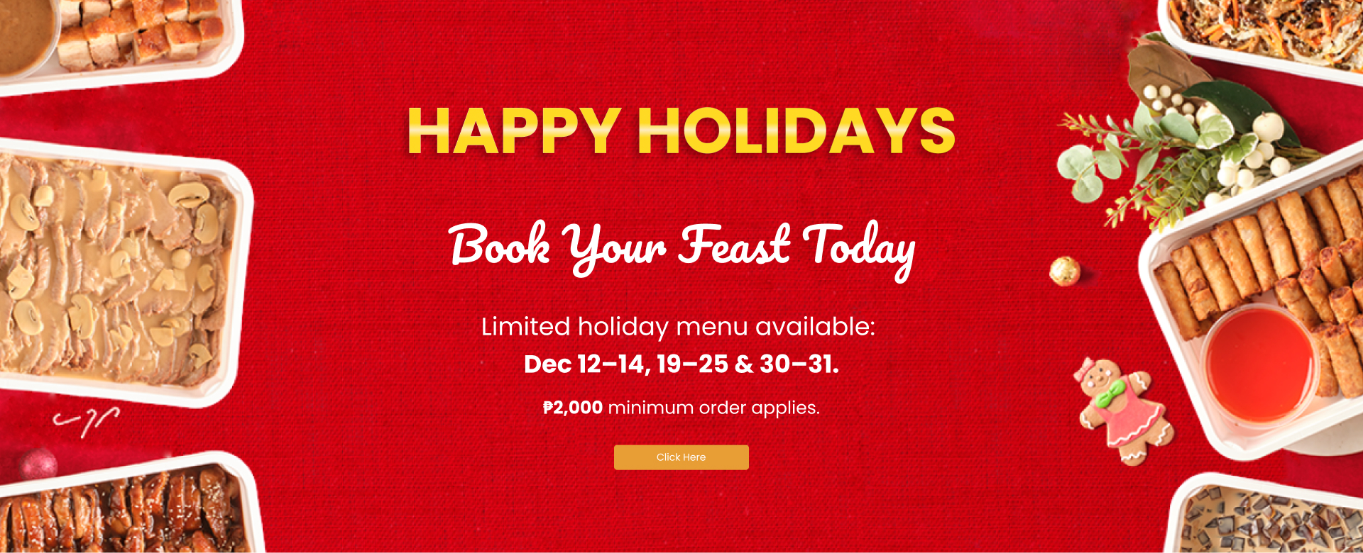 Limited Menu Mother's Day